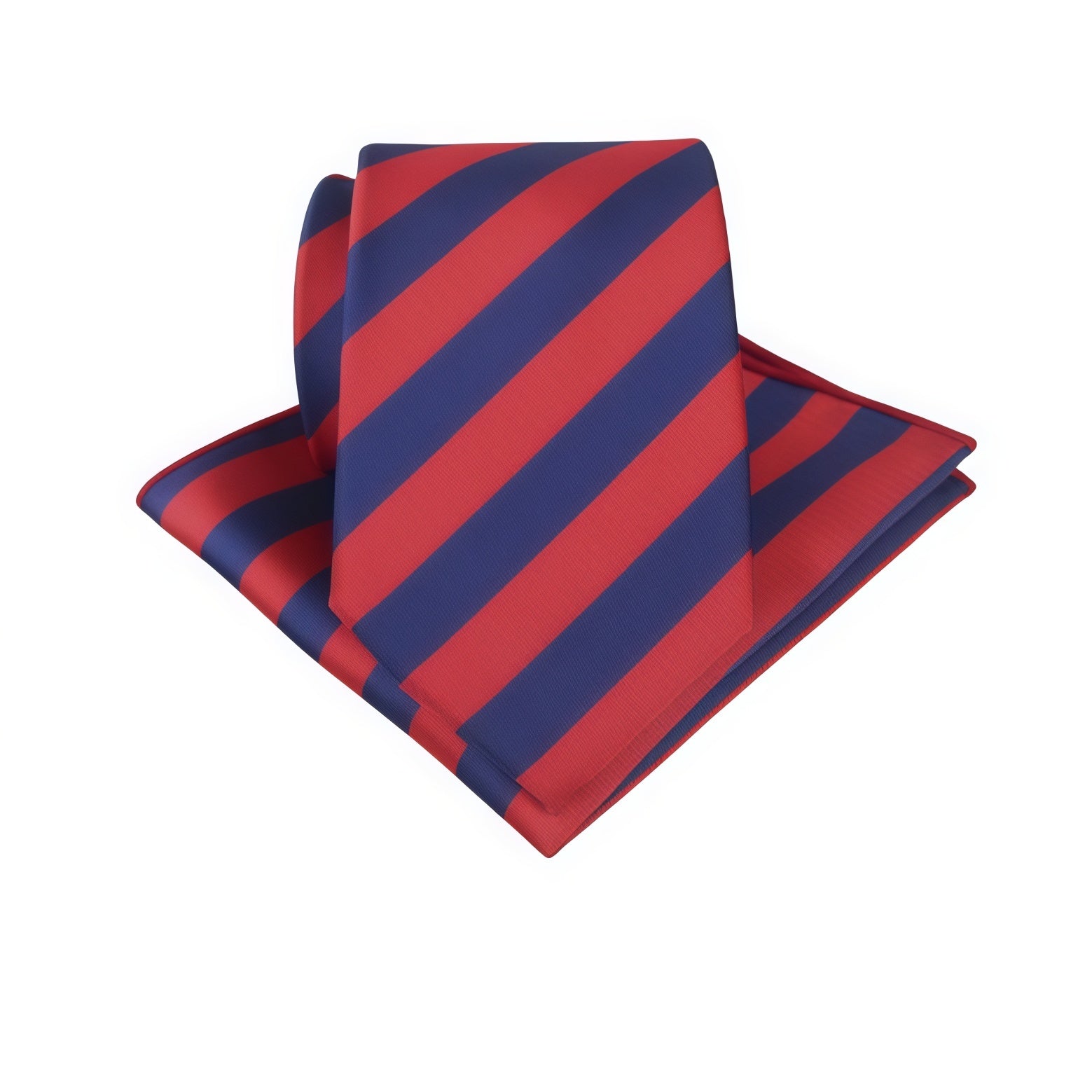 Blue and Red Striped Tie