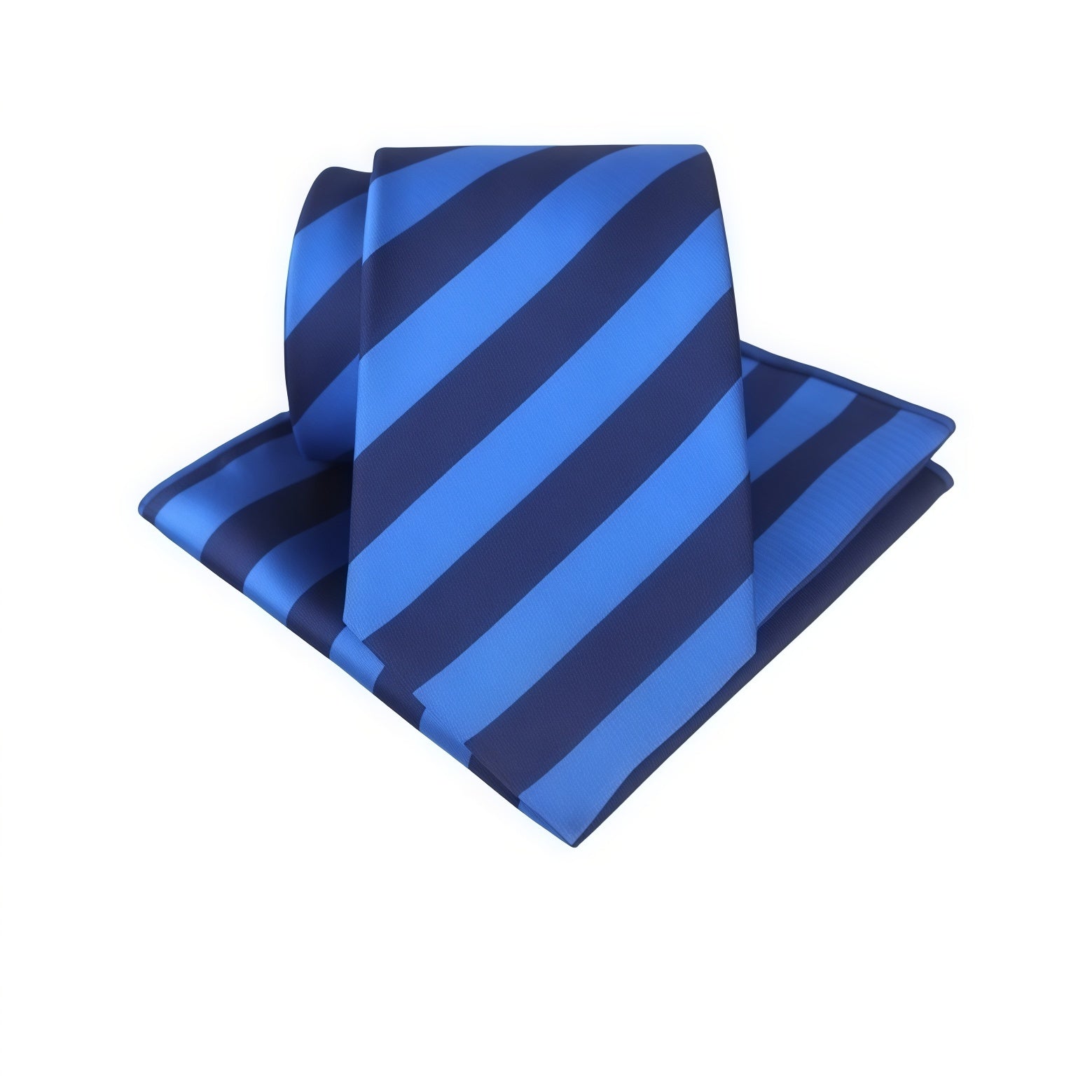 Sky Blue Tie with Stripes