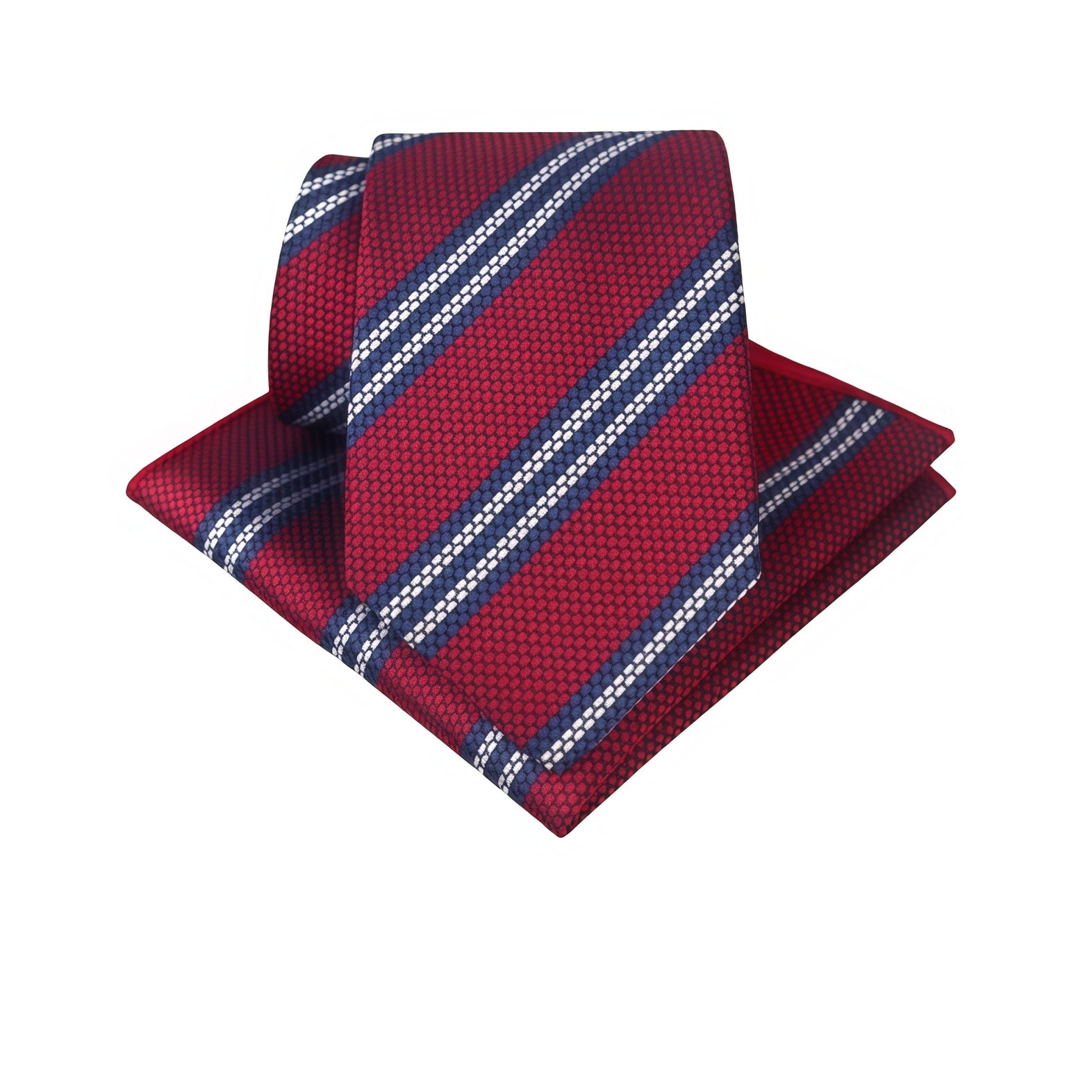 Red Tie with Stripes