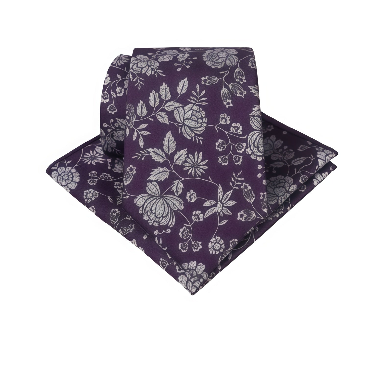 Regal Purple Peony Tie