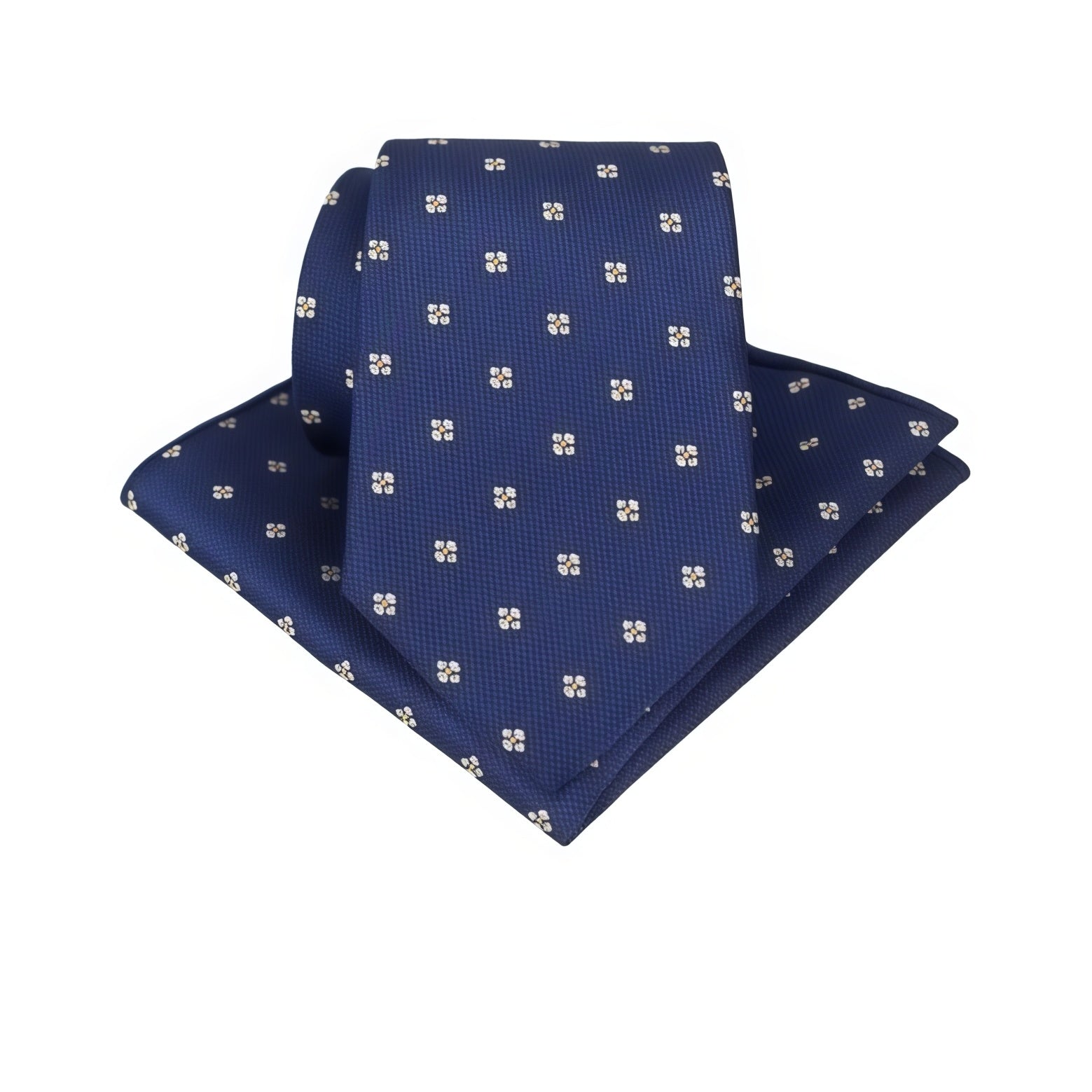 Blue Four-Leaf Clover Tie