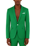 Single-button suit two-piece set (including a beautiful brooch and gift box packaging)