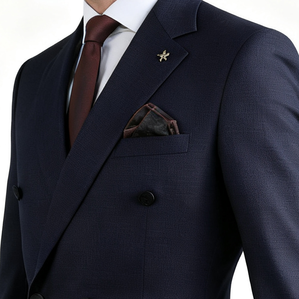 Freedom Island Two-button suit set, consisting of jacket, waistcoat and trousers in a three-piece set, with an adjustable belt, packed in a gift box.