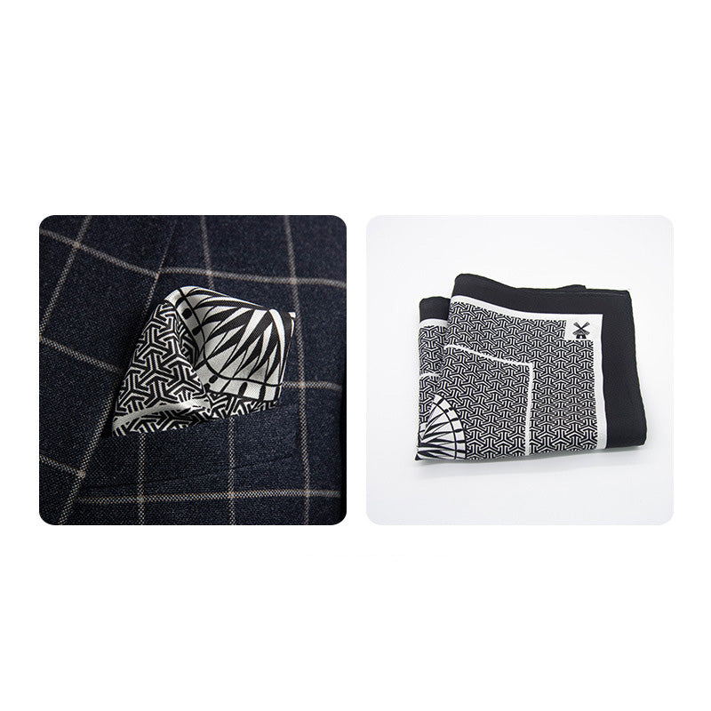 100% Silk Pocket Square – Available in Multiple Patterns