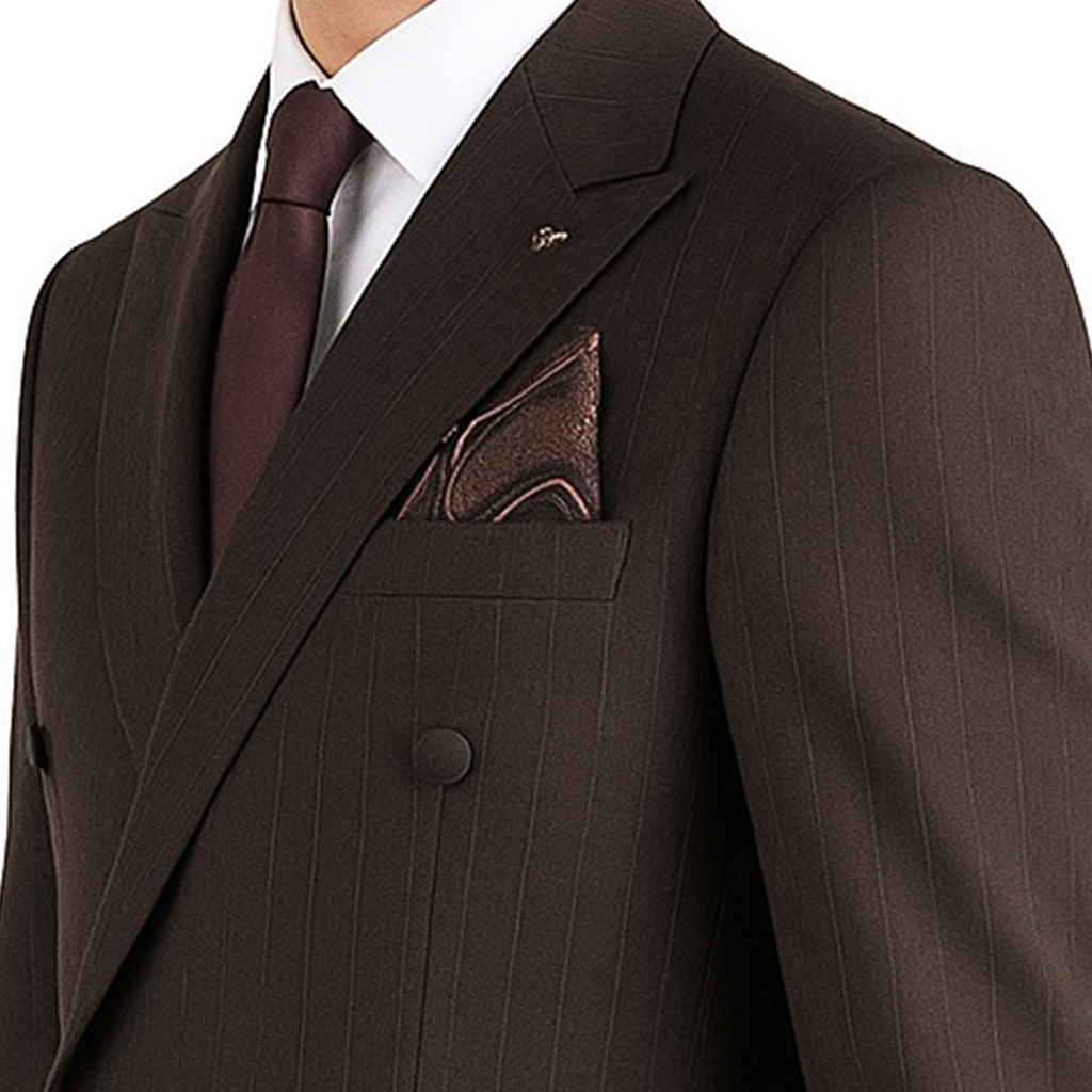 Freedom Island Two-button suit set, consisting of jacket, waistcoat and trousers in a three-piece set, with an adjustable belt, packed in a gift box.