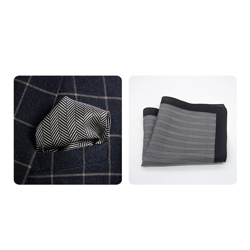 100% Silk Pocket Square – Available in Multiple Patterns