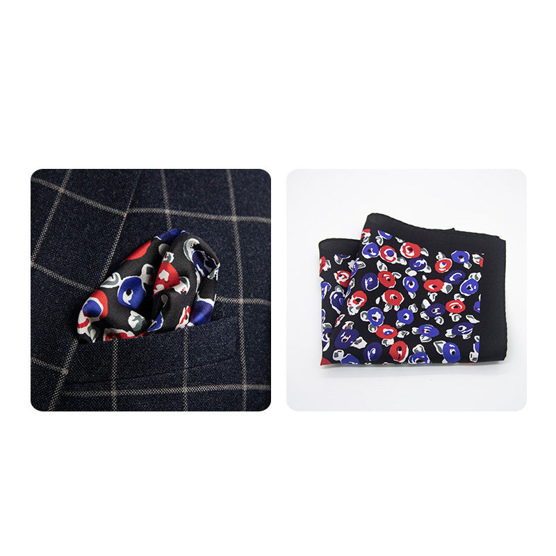 100% Silk Pocket Square – Available in Multiple Patterns