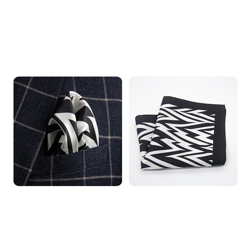 100% Silk Pocket Square – Available in Multiple Patterns