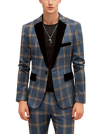 Check Pattern Blazer