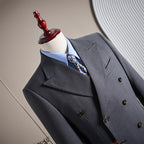 Freedom Island Double-Breasted Wool Suit 3-Piece Set – Available in Three Colors