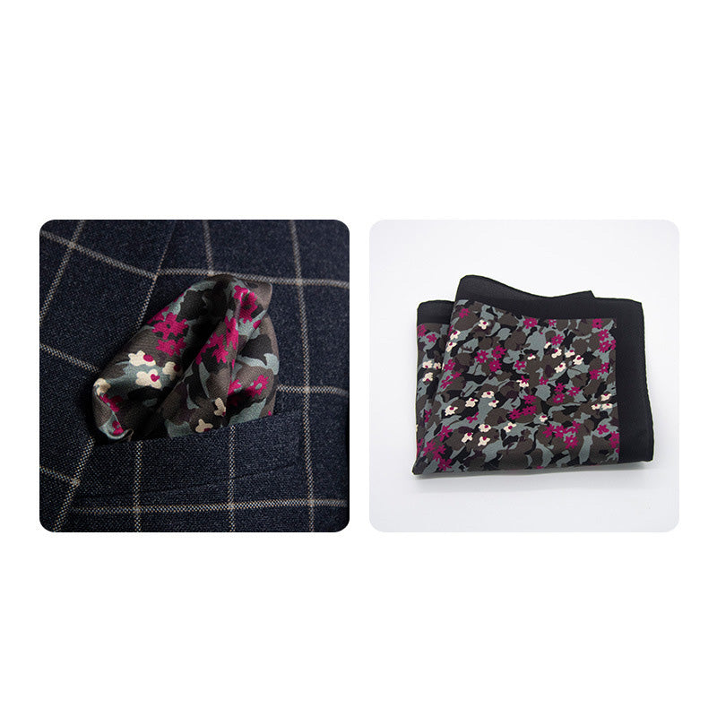 100% Silk Pocket Square – Available in Multiple Patterns