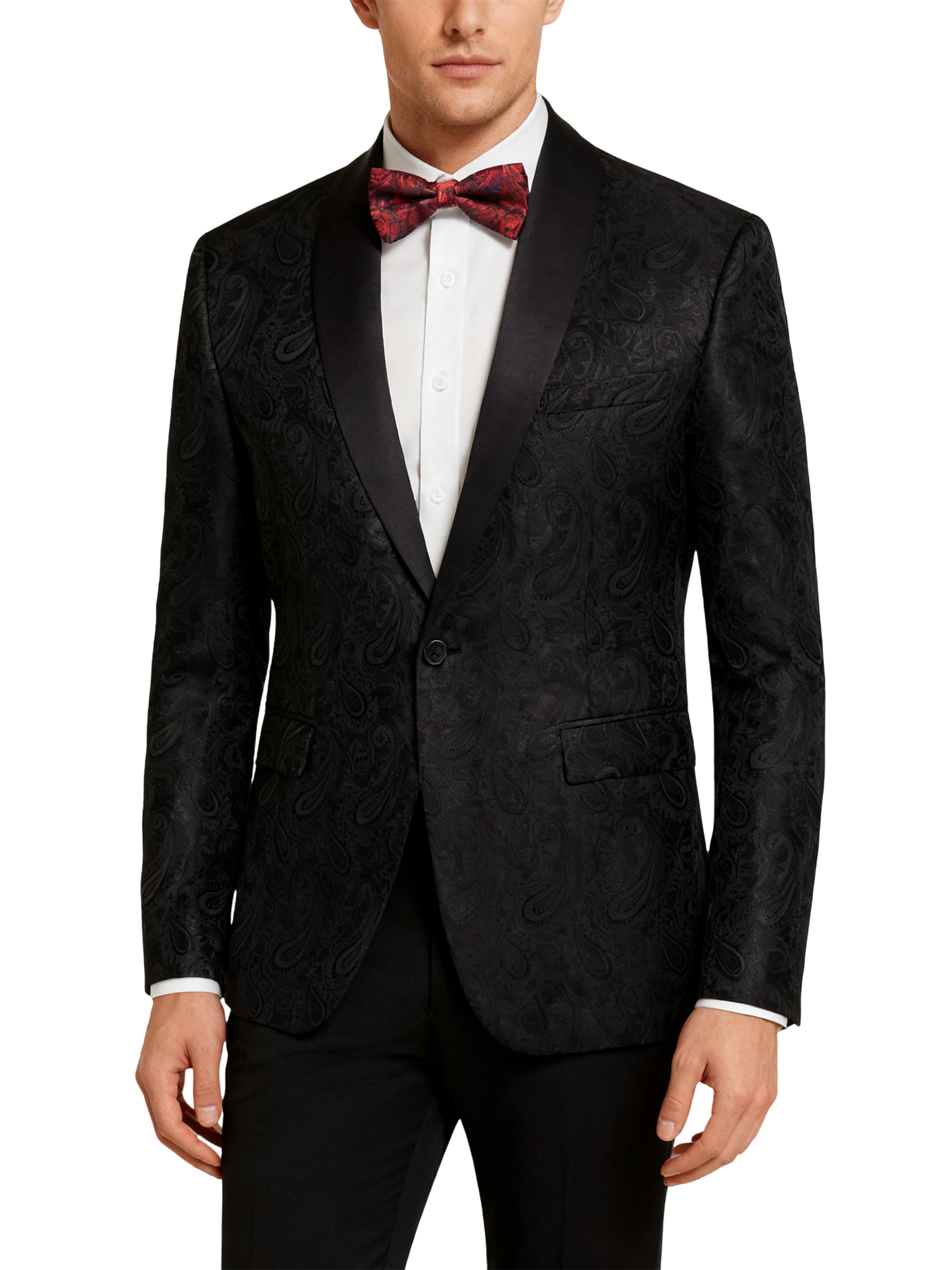Autumn Jacquard Tuxedo Jacket