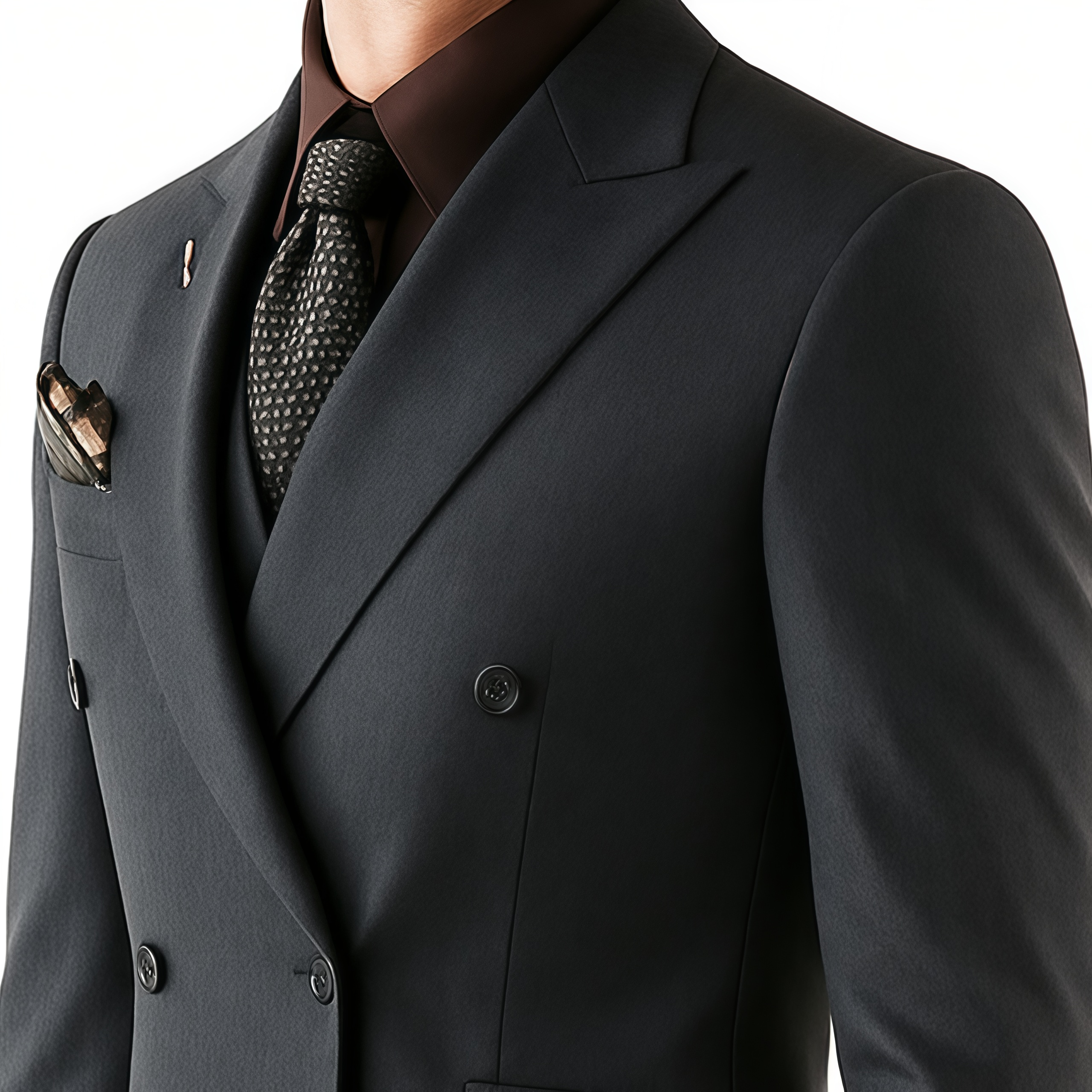 Classic Three-Piece Suit Set
