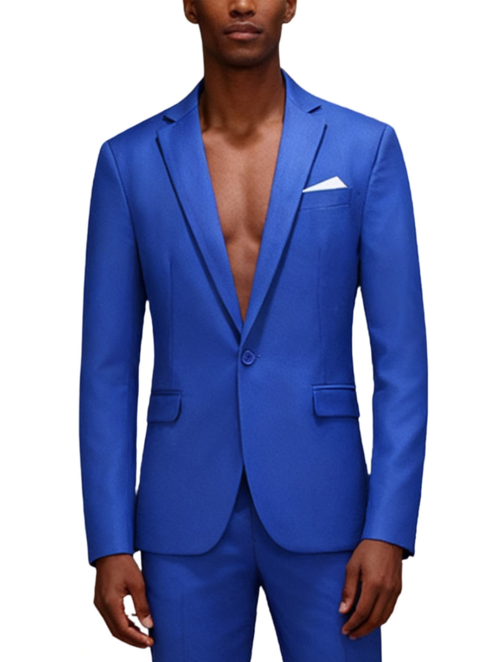 Single-button suit two-piece set (including a beautiful brooch and gift box packaging)