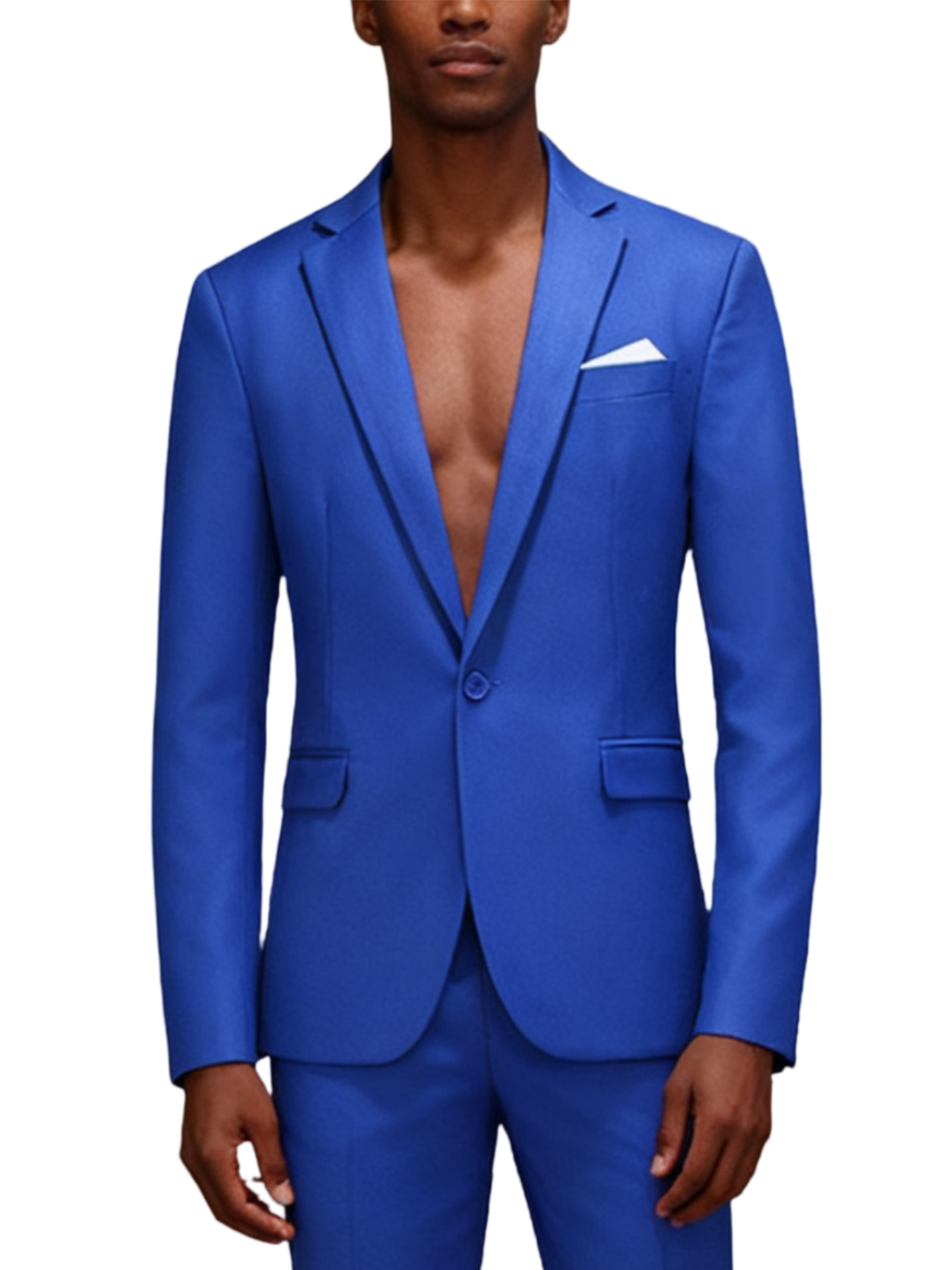 Single-button suit two-piece set (including a beautiful brooch and gift box packaging)