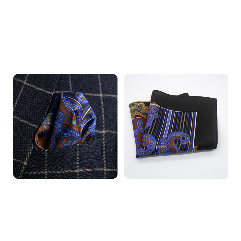 100% Silk Pocket Square – Available in Multiple Patterns