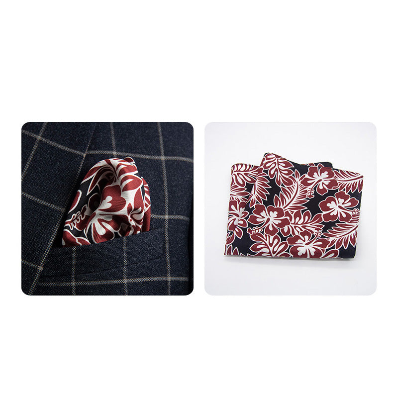 100% Silk Pocket Square – Available in Multiple Patterns