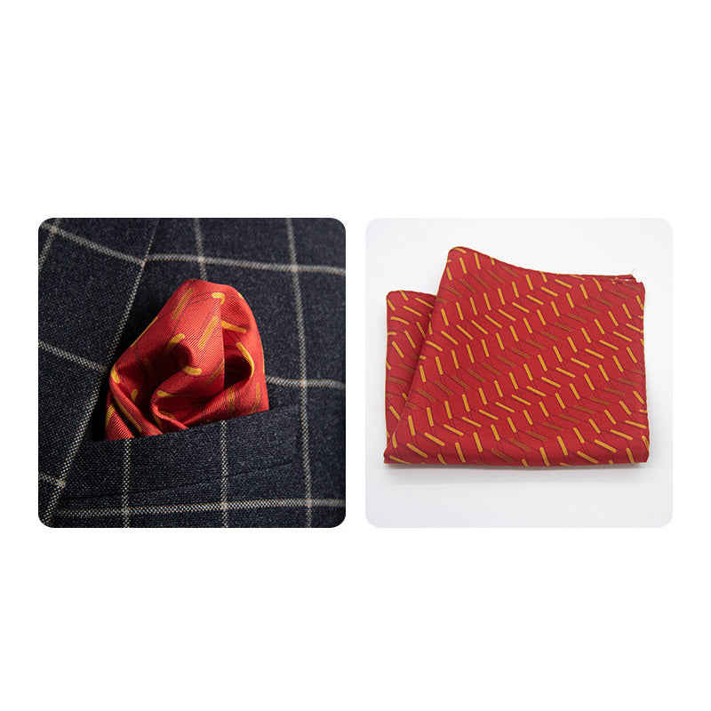 100% Silk Pocket Square – Available in Multiple Patterns