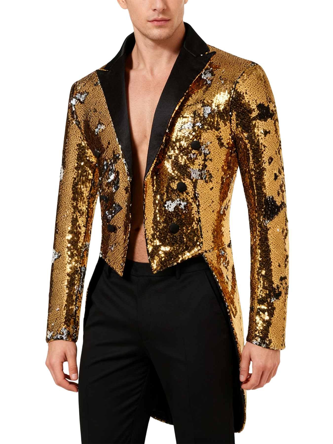 Tuxedo with Sequin Detailing