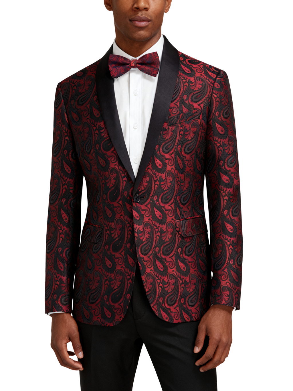 Autumn Jacquard Tuxedo Jacket