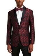 Autumn Jacquard Tuxedo Jacket