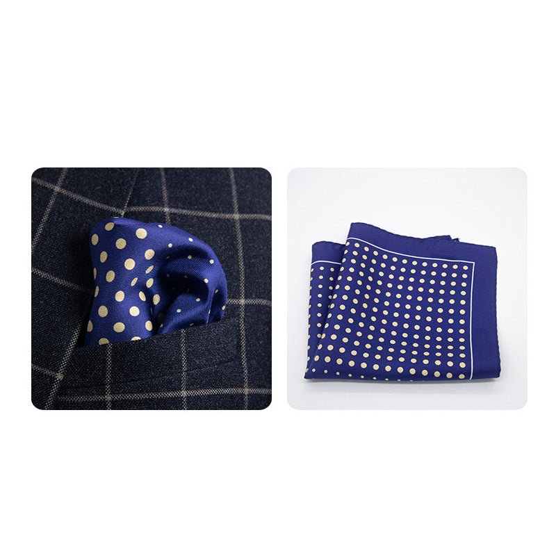 100% Silk Pocket Square – Available in Multiple Patterns