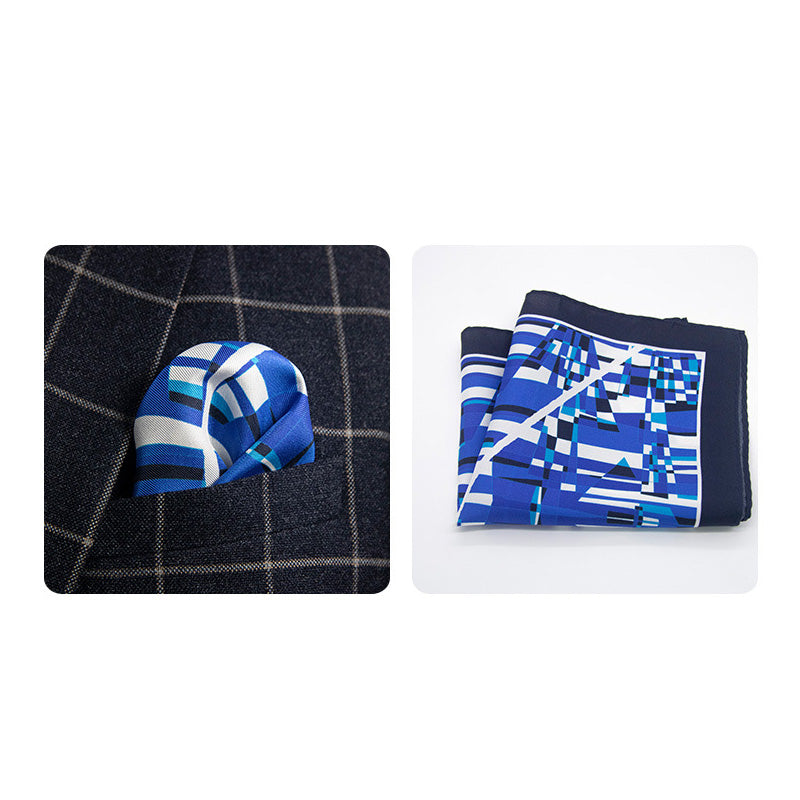100% Silk Pocket Square – Available in Multiple Patterns