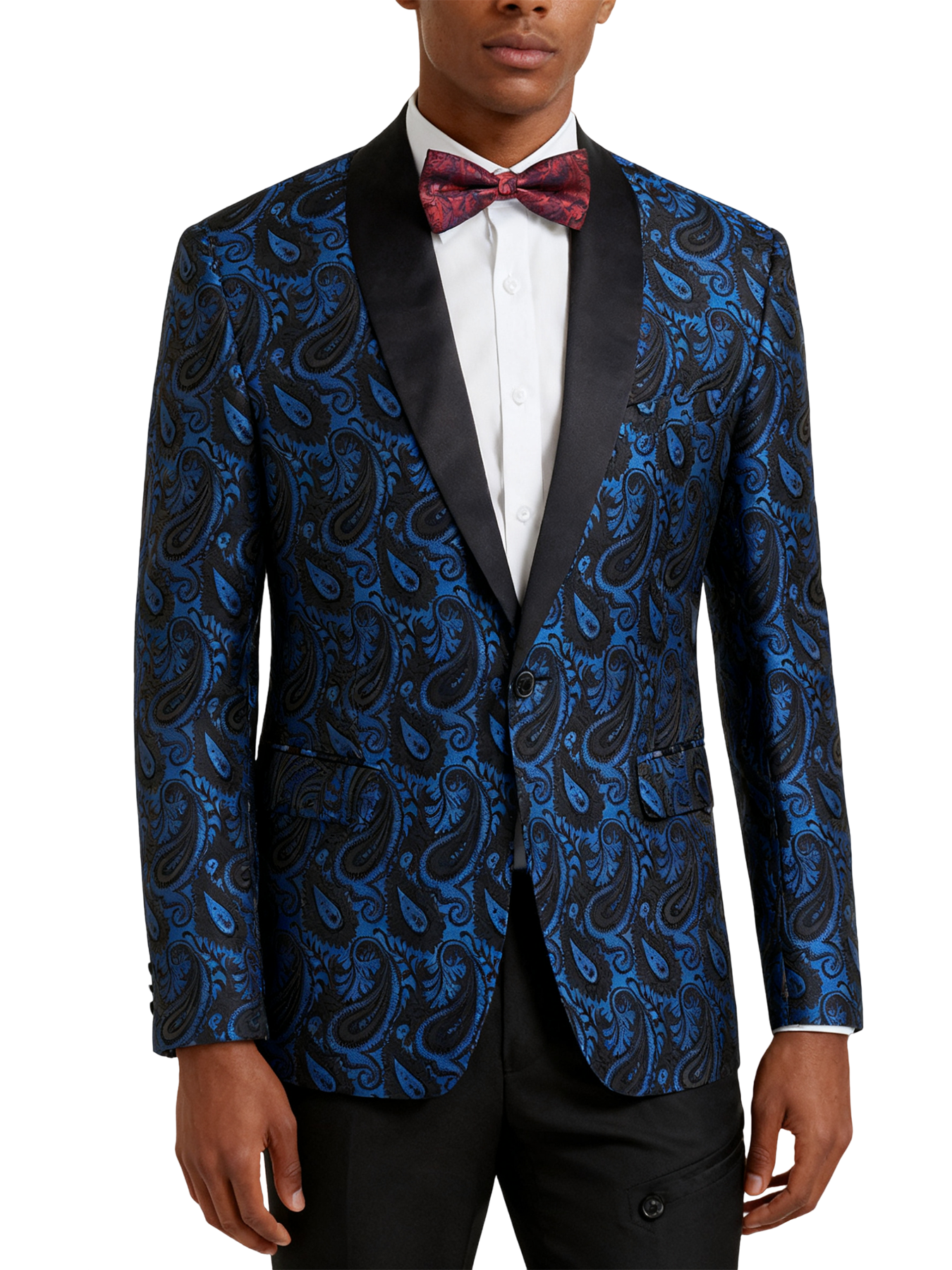 Autumn Jacquard Tuxedo Jacket