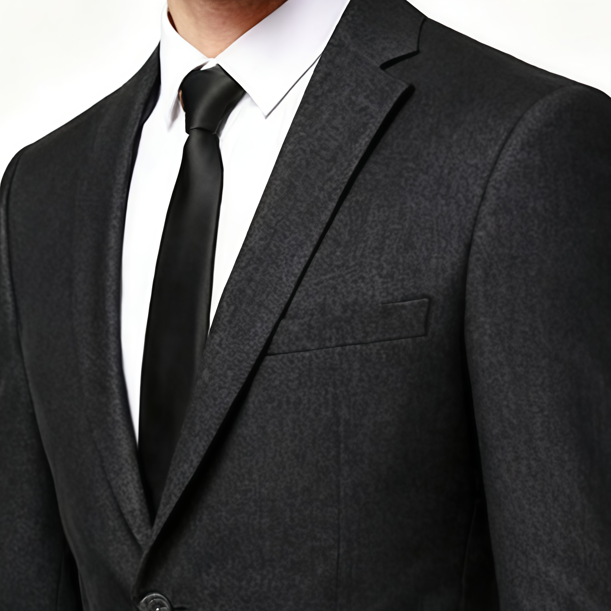 Classic Two-Button Wool Suit – Two-Piece Set