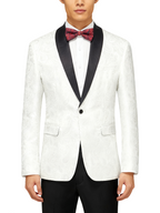 Autumn Jacquard Tuxedo Jacket