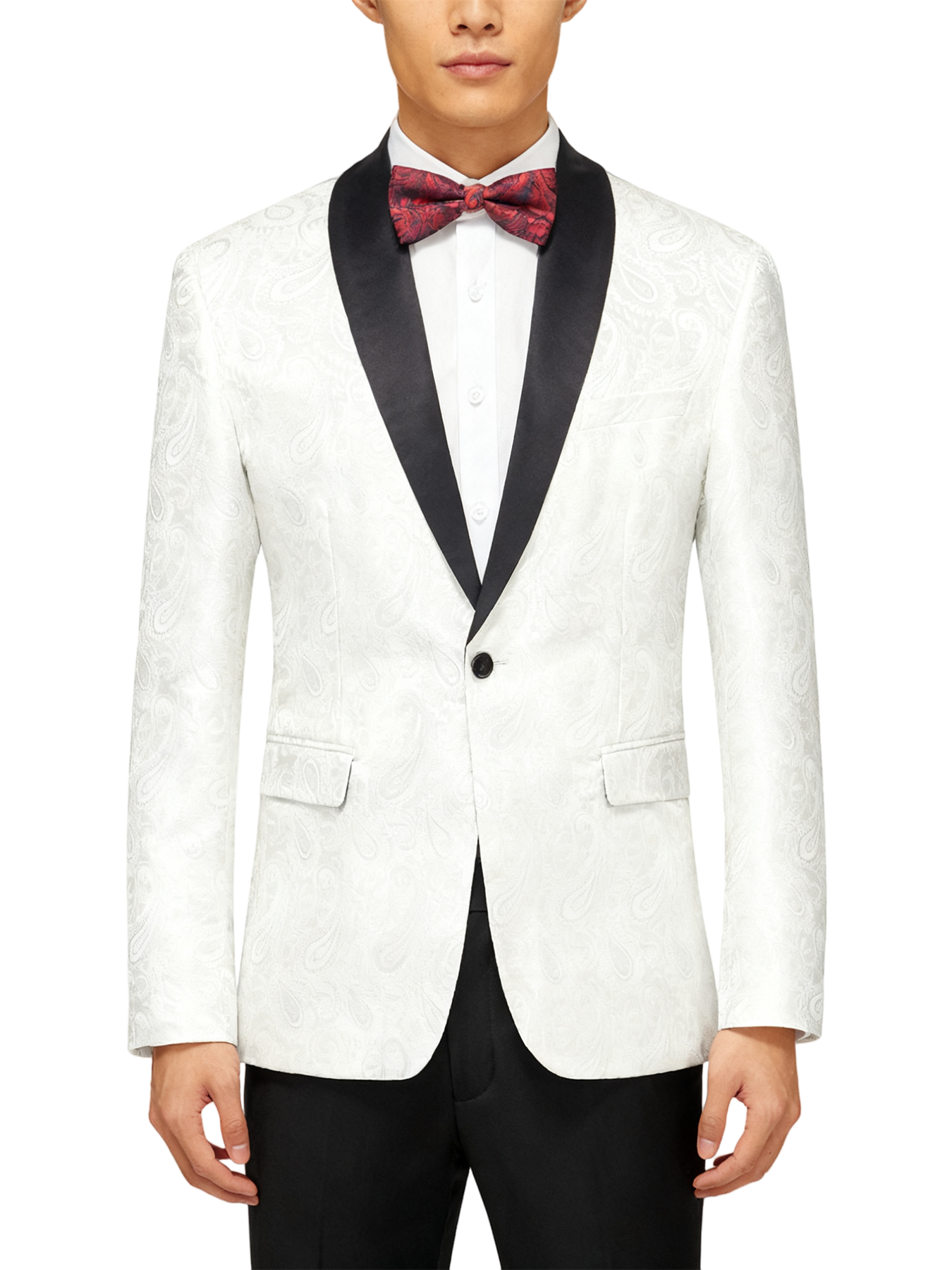 Autumn Jacquard Tuxedo Jacket