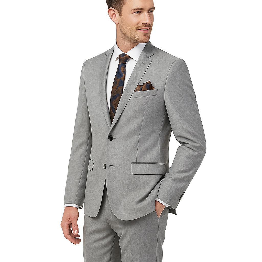 Classic Two-Button Suit Set