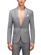 Single-button suit two-piece set (including a beautiful brooch and gift box packaging)