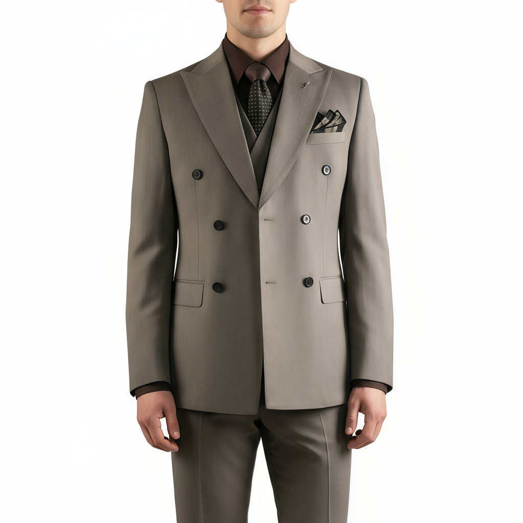 Classic Three-Piece Suit Set
