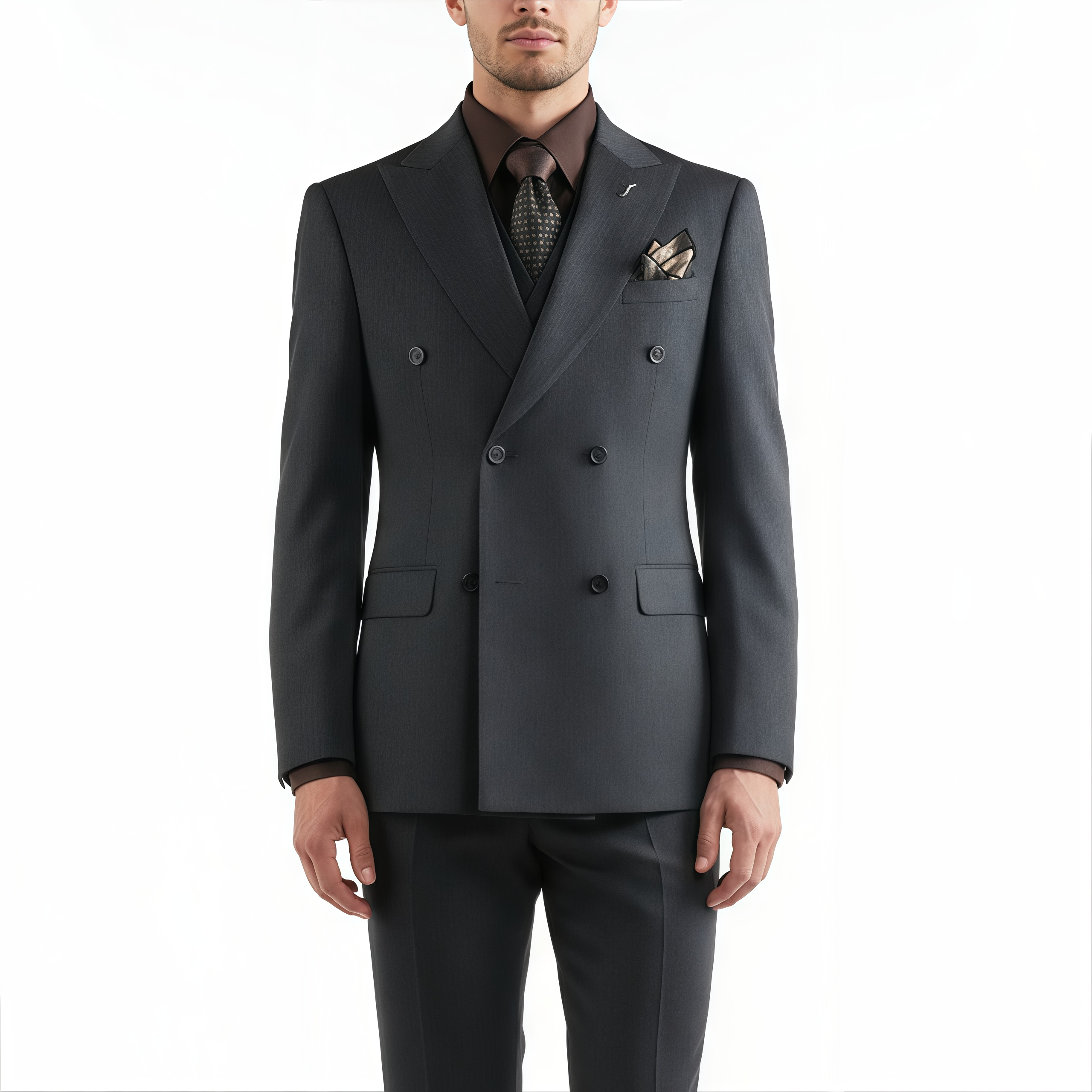 Classic Three-Piece Suit Set