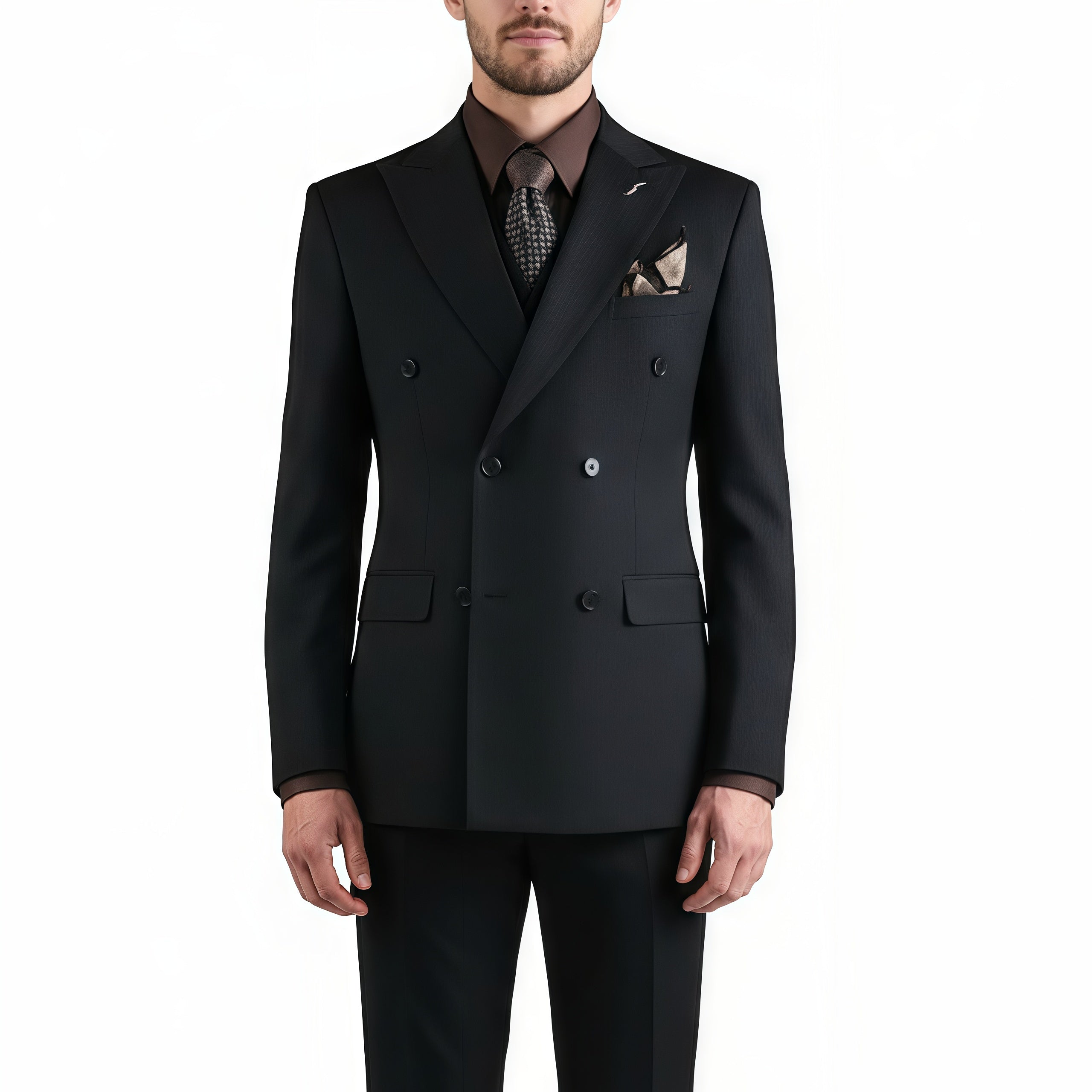 Classic Three-Piece Suit Set