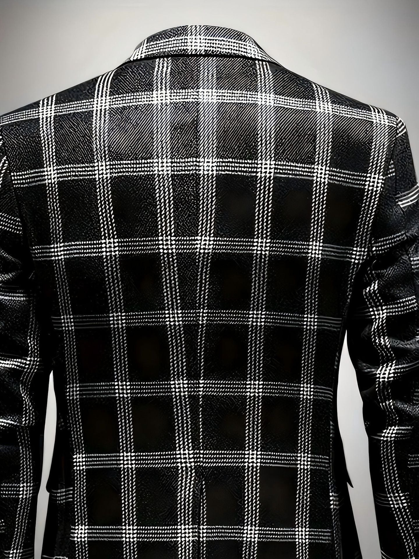 Check Pattern Blazer