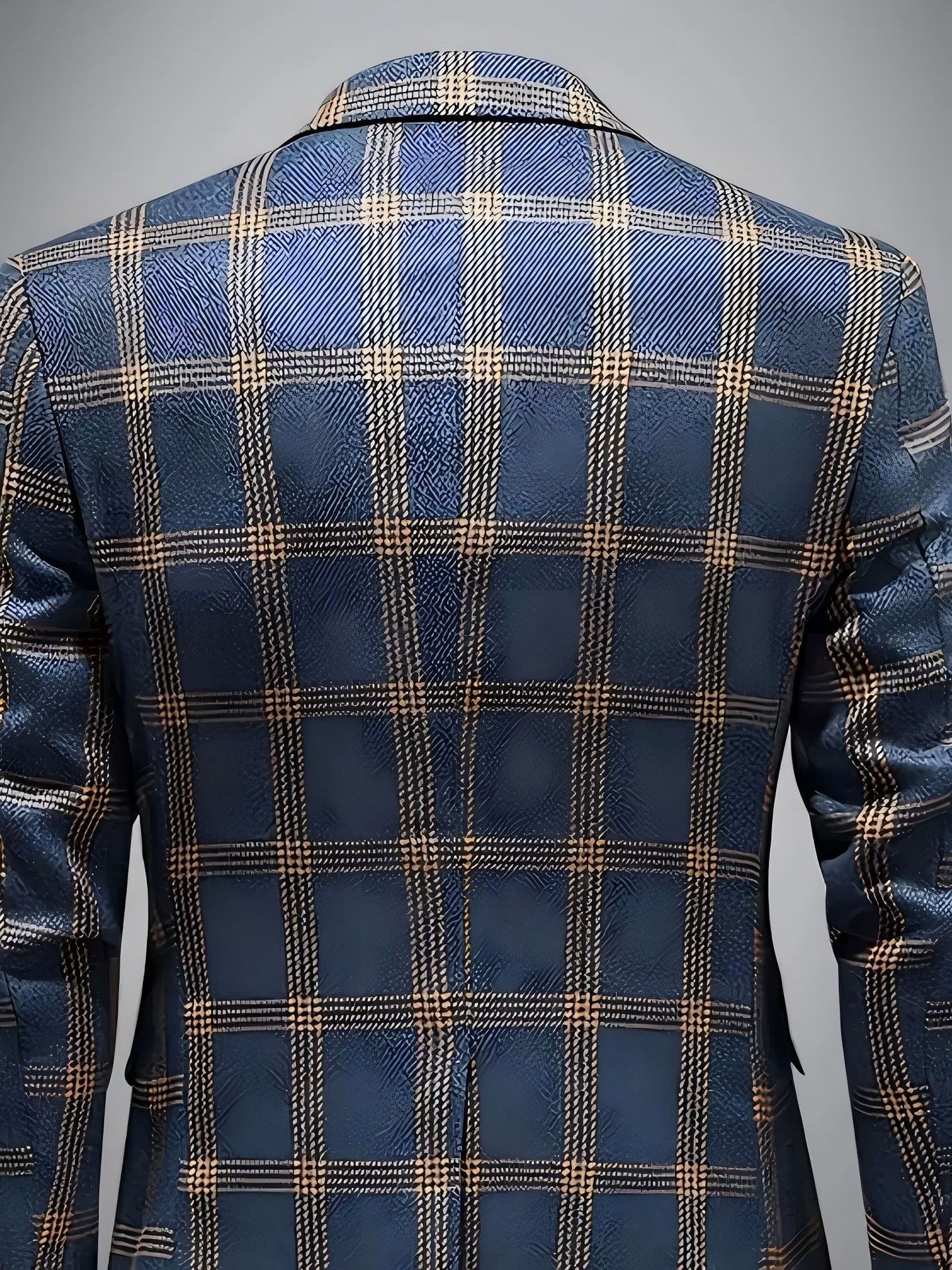 Check Pattern Blazer