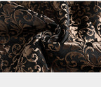 Two-piece Silk-finish Suit with Intricate Pattern